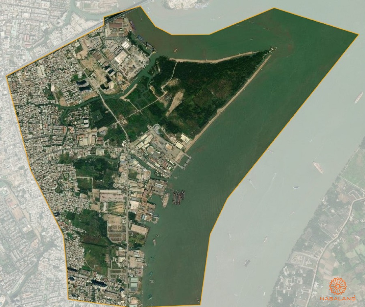 Quy hoạch sử dụng đất Phường Phú Thuận Quận 7 thể hiện trên bản đồ quy hoạch phân khu tỷ lệ 1/2000 của TP. HCM