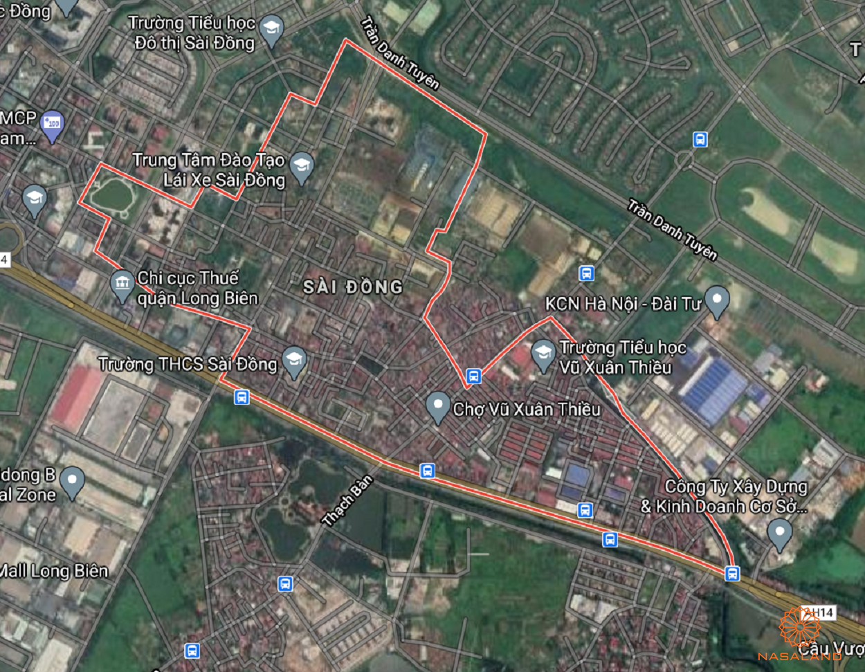 Bản đồ quy hoạch sử dụng đất Phường Sài Đồng theo bản đồ quy hoạch sử dụng đất năm 2020 Quận Long Biên, Thành phố Hà Nội.