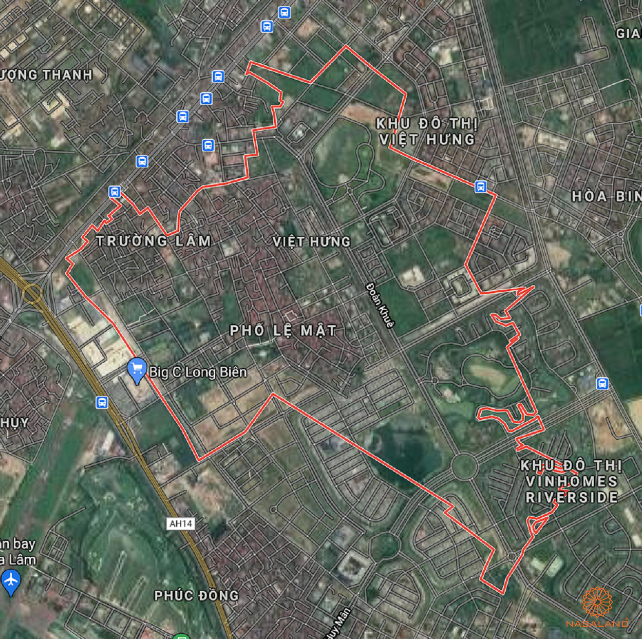 Bản đồ quy hoạch sử dụng đất Phường Việt Hưng theo bản đồ quy hoạch sử dụng đất năm 2020 Quận Long Biên, Thành phố Hà Nội.
