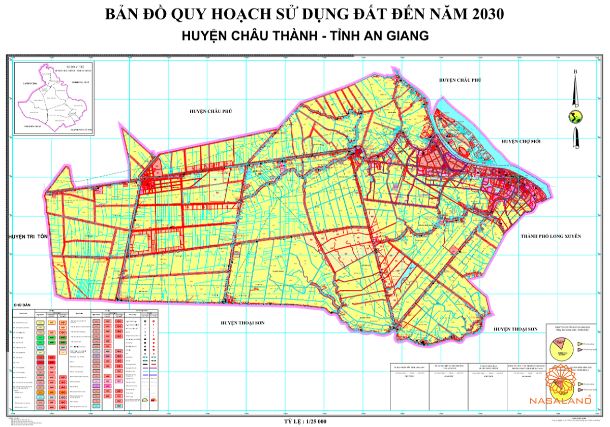 Bản đồ quy hoạch chi tiết Huyện Châu Thành