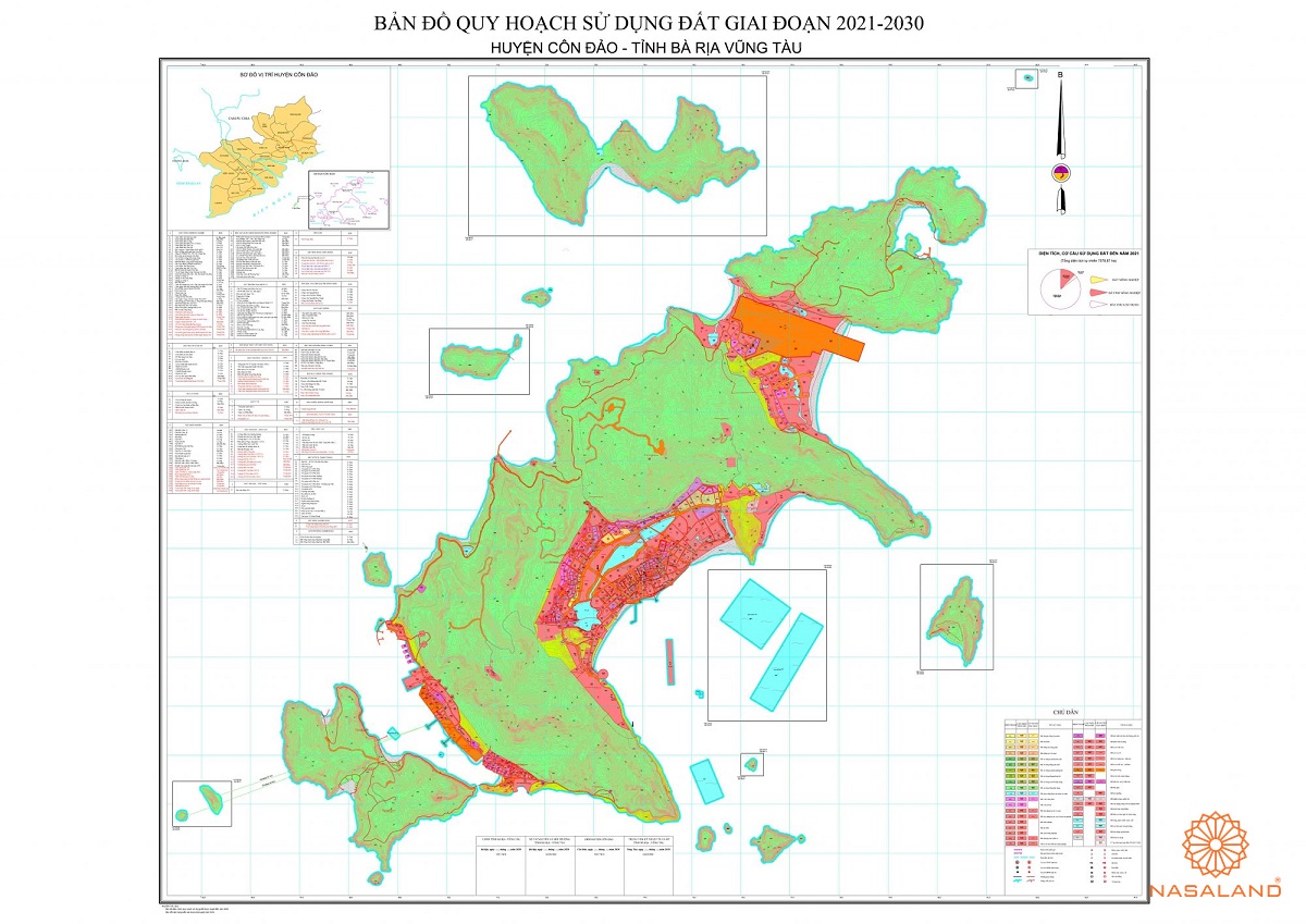 Bản đồ quy hoạch chi tiết Huyện Côn Đảo