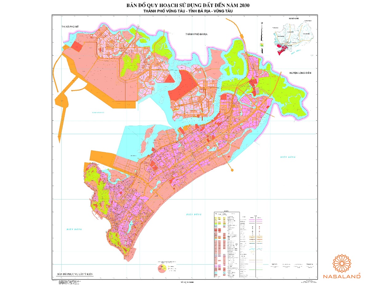 Bản đồ quy hoạch chi tiết Thành phố Vũng Tàu