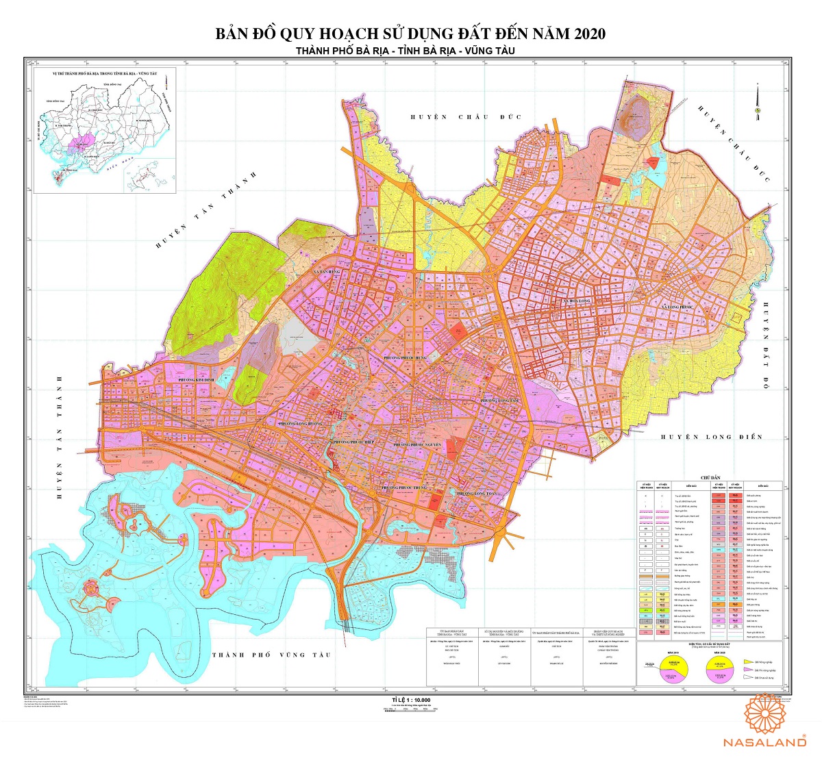 Bản đồ quy hoạch chi tiết Thành phố Bà Rịa