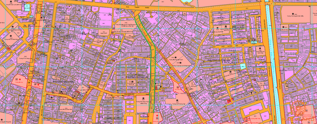 Bản đồ quy hoạch chi tiết Phường Minh Khai