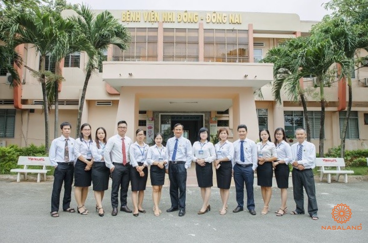 Đội ngũ y bác sĩ của bệnh viện Nhi đồng Đồng Nai