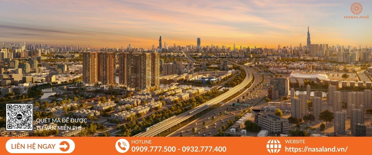 Toàn cảnh khu vực xung quanh THE PRIVÉ với hệ thống giao thông và hạ tầng đồng bộ.