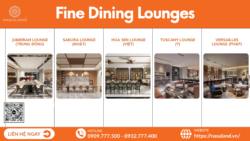 5 phòng tiệc mang phong cách Ý, Pháp, Nhật, Việt, Trung Đông